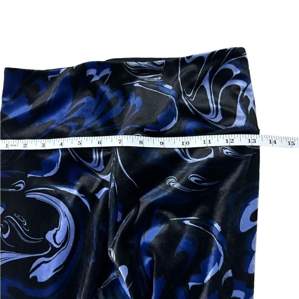 Athleta Women's Elation Velvet Tight Small Color Agate Paisley Black - Picture 8 of 11